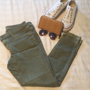 Olive green mid rise mossimo jegging